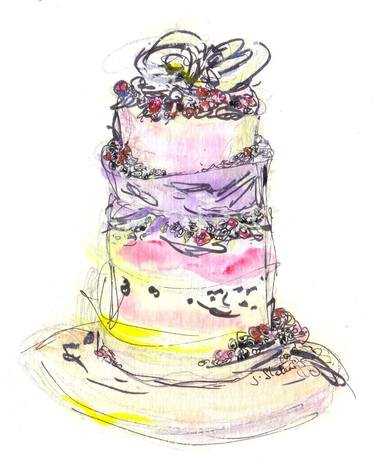 Print of Fine Art Food Drawings by Janice Slater