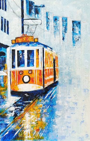 Print of Transportation Mixed Media by Vinda Shinde