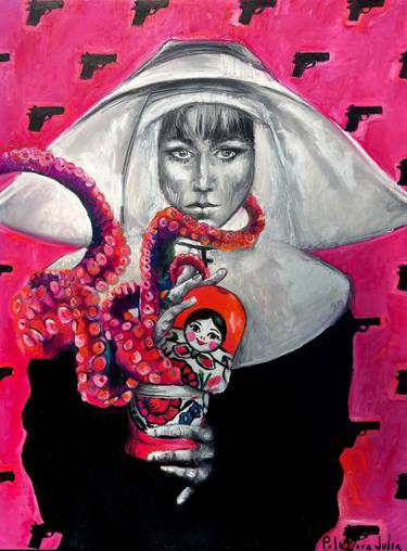 Original Conceptual Fantasy Mixed Media by Poliakova Yuliia