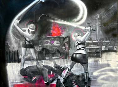 Original Contemporary Erotic Paintings by Poliakova Yuliia