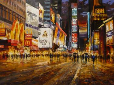 Original Fine Art Cities Paintings by Eugenio Cohaila