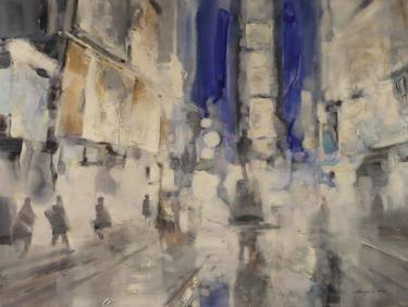 Original Impressionism Cities Paintings by Eugenio Cohaila