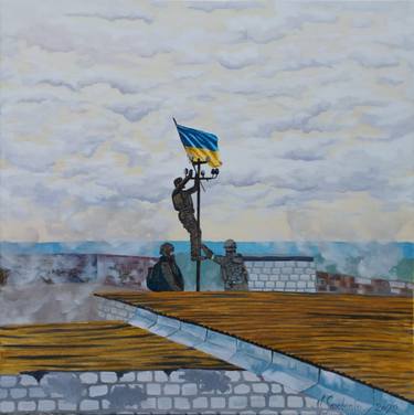 Original Folk Political Paintings by Natalia Savchenko