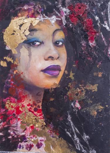 Original Realism People Mixed Media by Osprey Jack