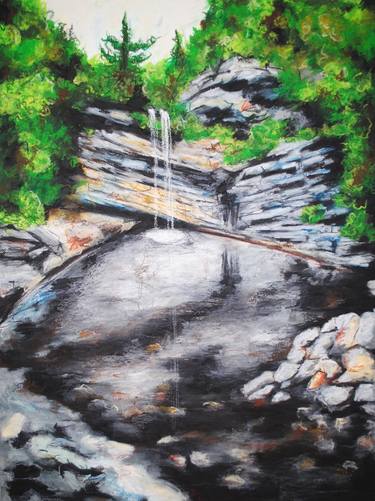 Original Fine Art Landscape Drawings by amanda ioco