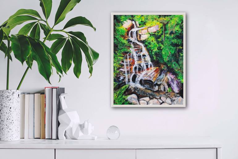 Original Expressionism Landscape Drawing by Amanda Ioco