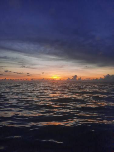 Original Color Field Painting Beach Photography by Rizky Caezar