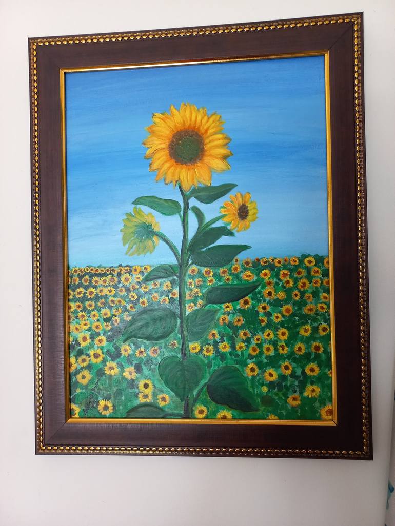 Original Floral Painting by SUSMITA BISWAS