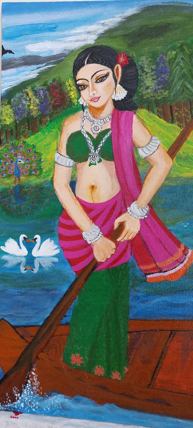 Original Figurative Other Painting by Susmita Biswas