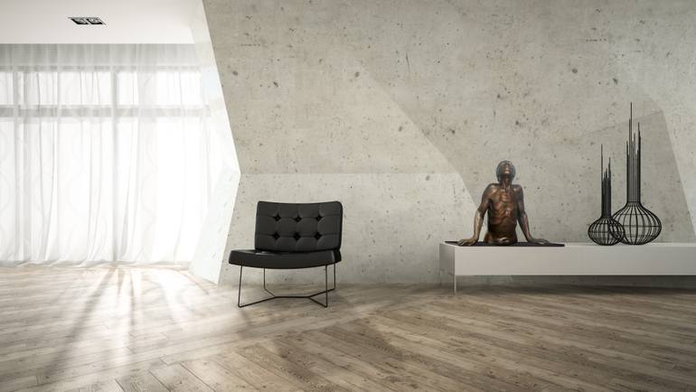 Original Figurative Men Sculpture by Decorative Sculptures