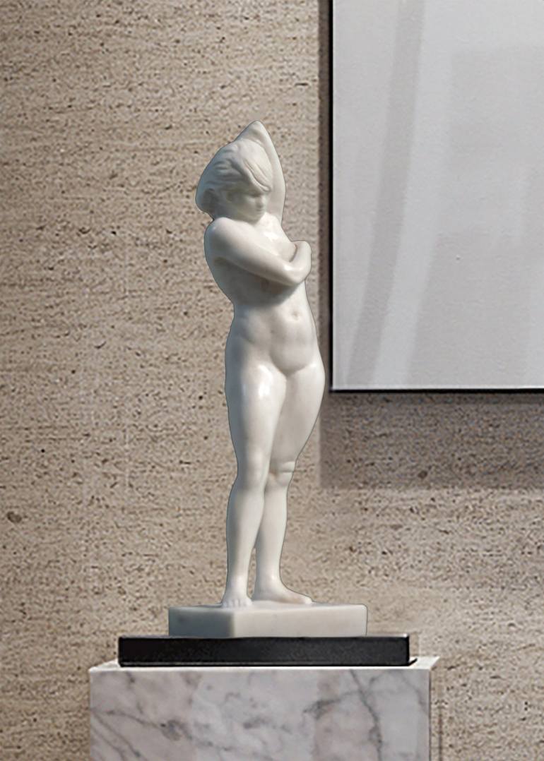 Unexpected Shyness Sculpture by Decorative Sculptures | Saatchi Art