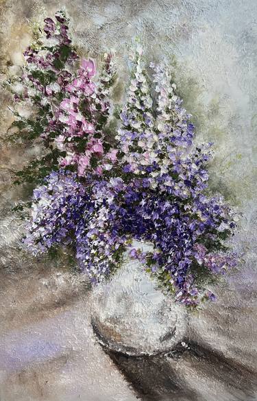 Original Fine Art Floral Paintings by Natalia Postnikova