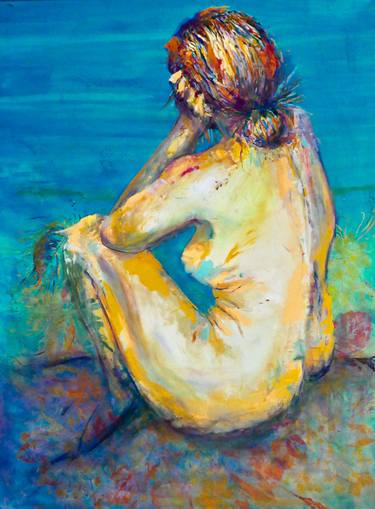 Original Figurative Nude Paintings by Despina Symeou