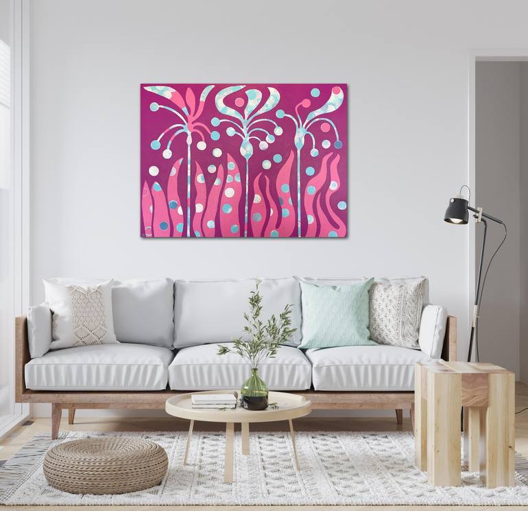 Original Floral Painting by Zaira Dzhaubaeva