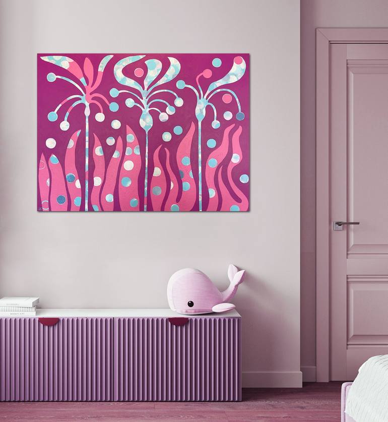 Original Floral Painting by Zaira Dzhaubaeva