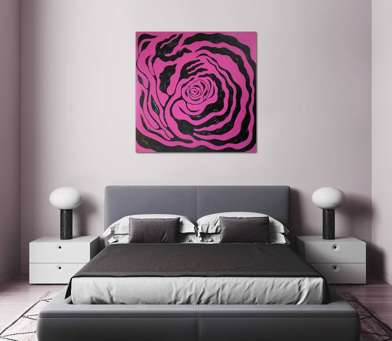 Original Floral Painting by Zaira Dzhaubaeva