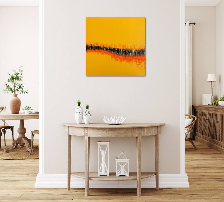 Original Abstract Landscape Painting by Zaira Dzhaubaeva