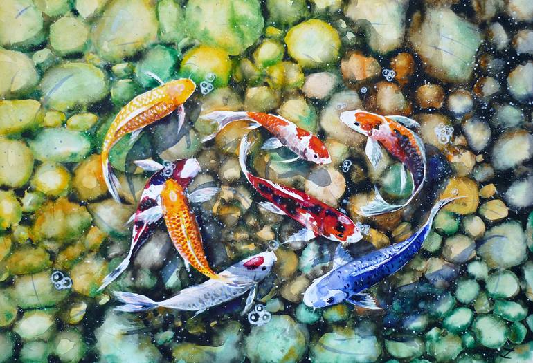 Original Impressionism Animal Paintings by Zaira Dzhaubaeva