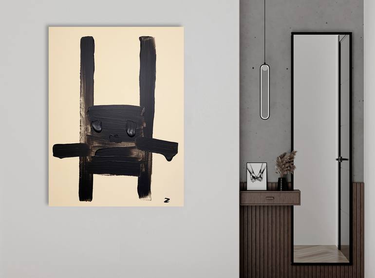 Original Abstract Animal Painting by Zaira Dzhaubaeva