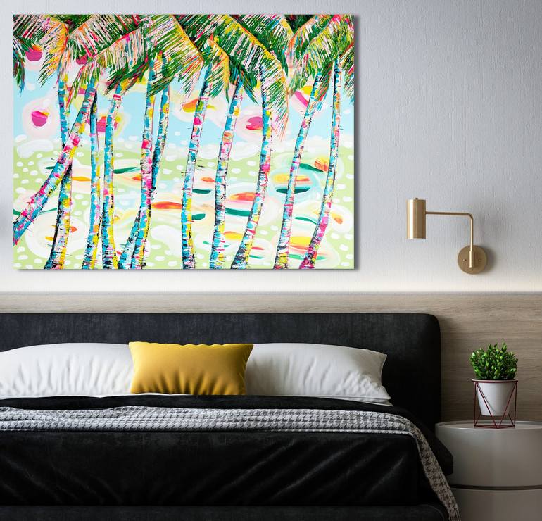 Original Abstract Tree Painting by Zaira Dzhaubaeva