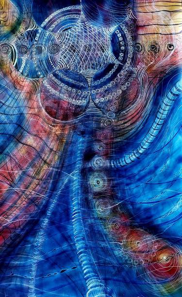 Original Conceptual Religious Painting by Sanjoy Das