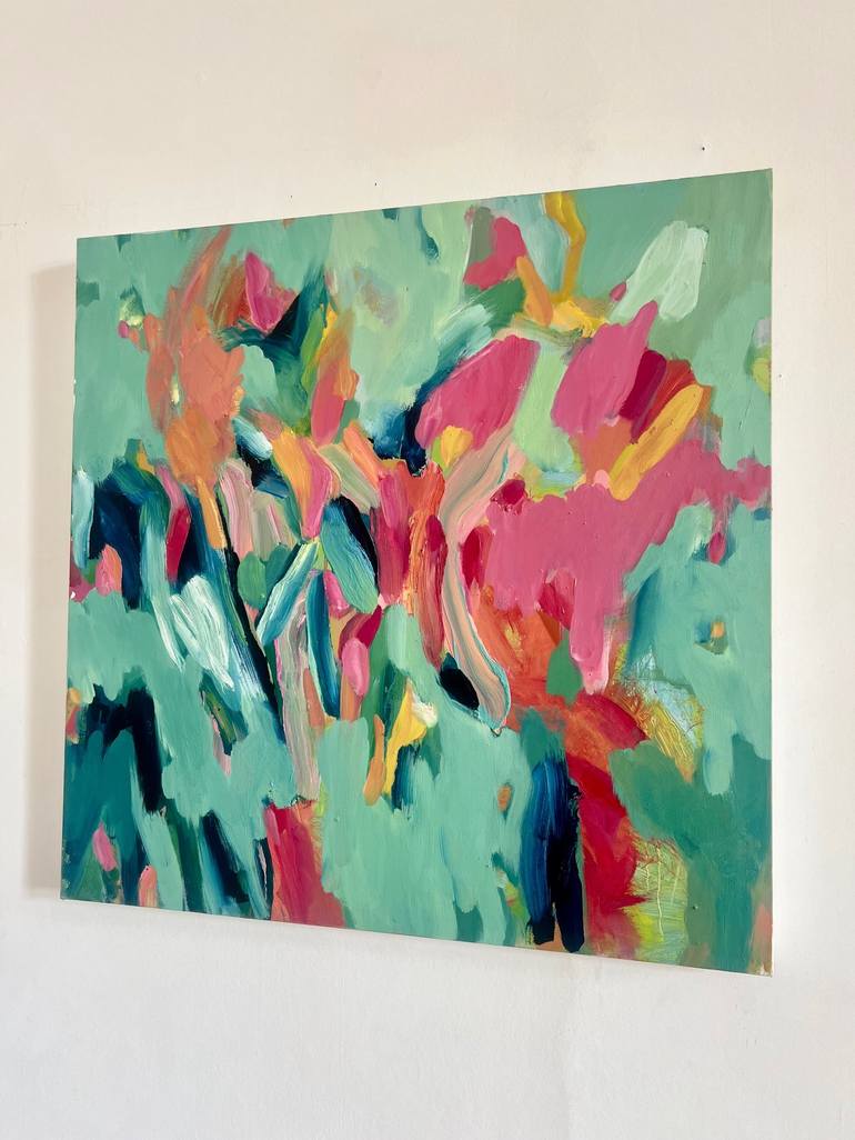 Original Abstract Expressionism Abstract Painting by Clara Wilkinson