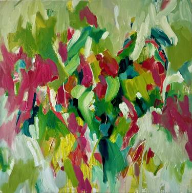 Original Abstract Expressionism Abstract Painting by Clara Wilkinson