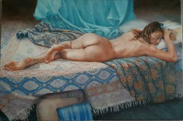 Print of Nude Paintings by Tetyana Soboleva