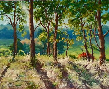 Print of Impressionism Landscape Paintings by Tetyana Soboleva