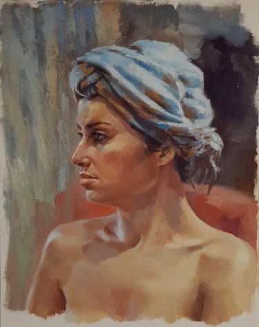 Original Fine Art Portrait Paintings by Tetyana Soboleva