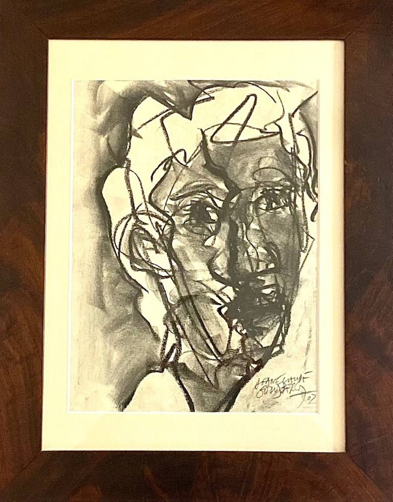 Face #1 Drawing by Jean-Claude Goldberg | Saatchi Art