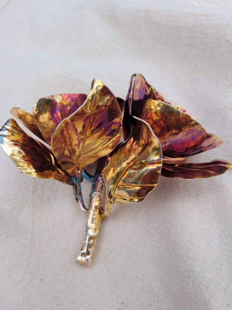 Original Fine Art Floral Sculpture by Dixiesilver Miner