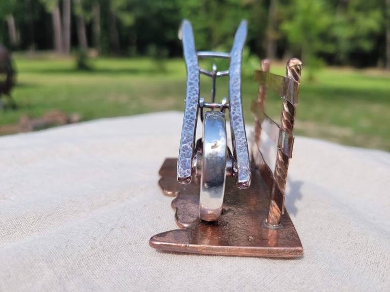 Original Fine Art Garden Sculpture by Dixiesilver Miner