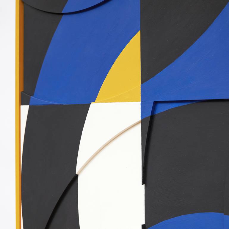 Original Geometric Abstract Painting by James D Wilson