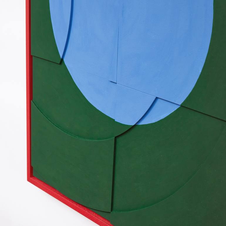 Original Geometric Abstract Painting by James D Wilson
