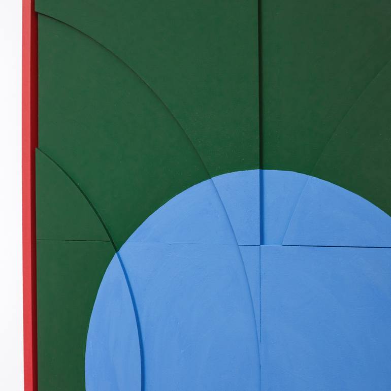 Original Geometric Abstract Painting by James D Wilson