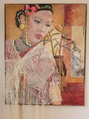 Original Women Mixed Media by Katherine Anderson