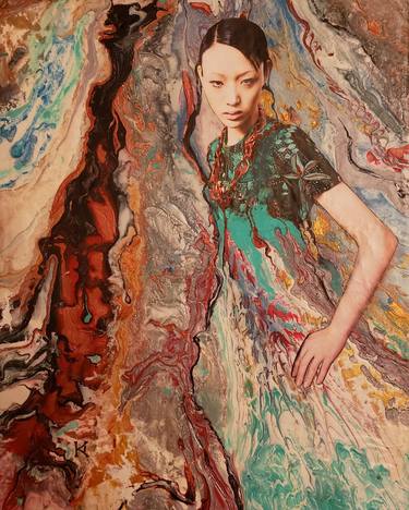 Original Figurative Women Paintings by Katherine Anderson