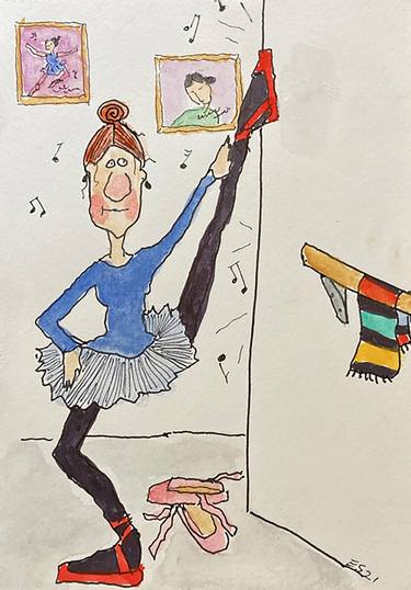 Original Humor Drawings by Ellen F Shire