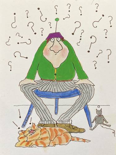 Original Illustration Humor Drawings by Ellen F Shire