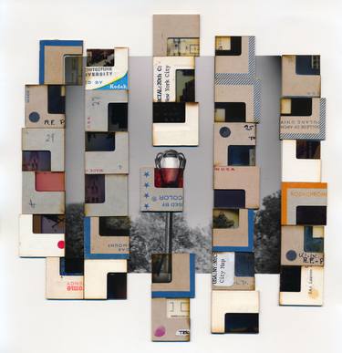 Original Modern Abstract Collage by Jill Stoll