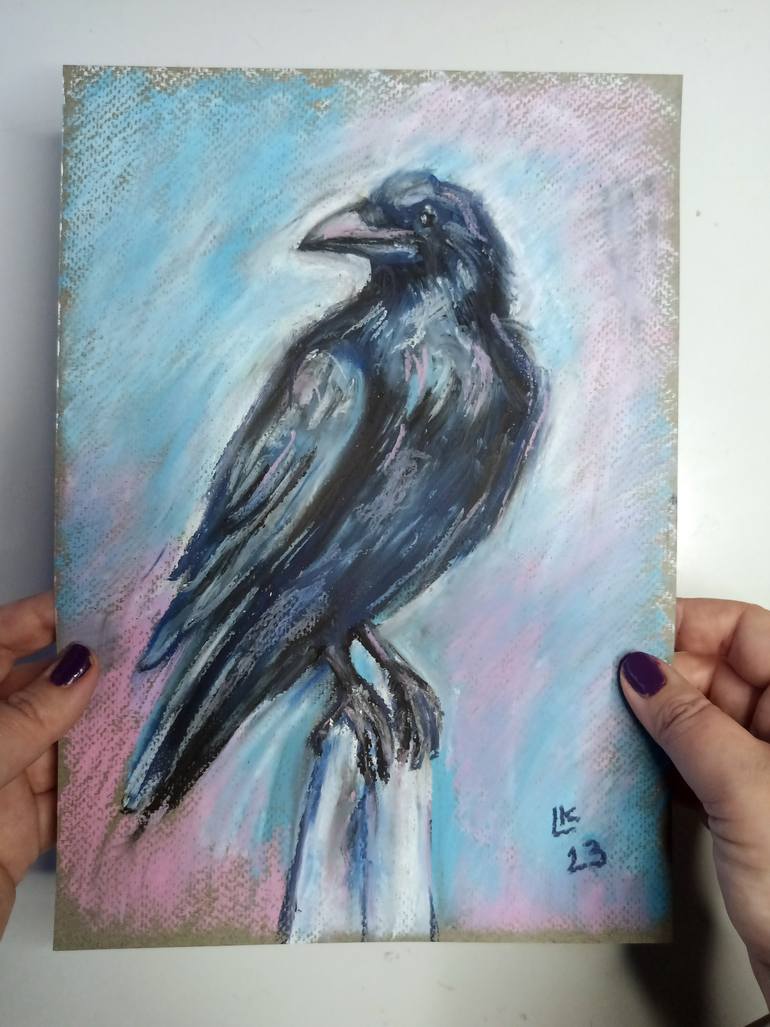 Original Figurative Animal Drawing by Lada Kholosho