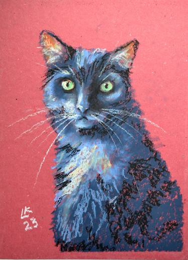 Print of Cats Drawings by Lada Kholosho