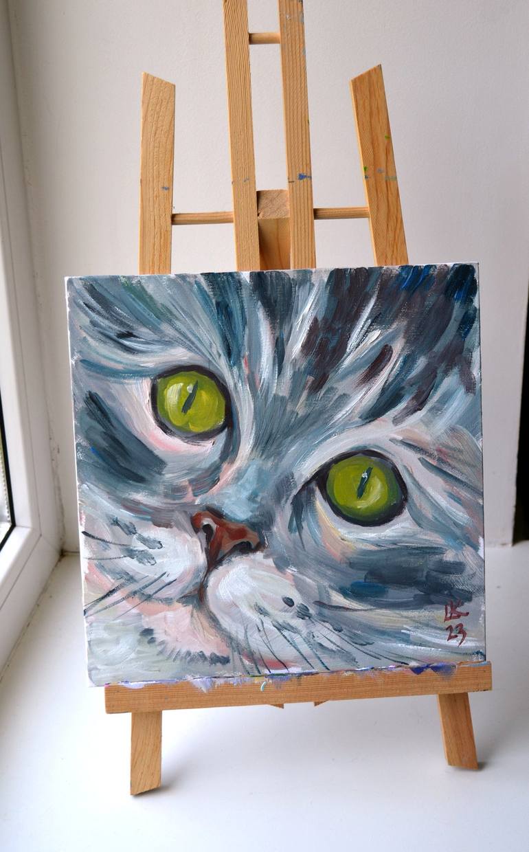 Original Animal Painting by Lada Kholosho