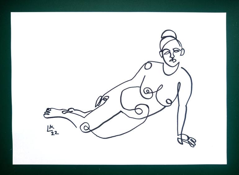 Original Body Drawing by Lada Kholosho