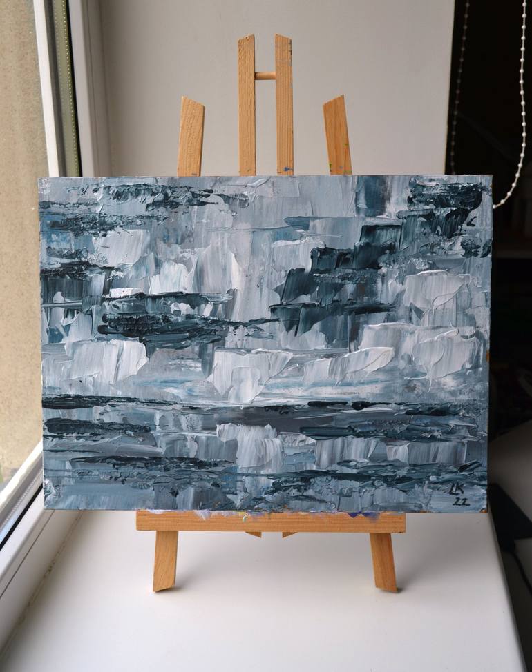 Original Abstract Landscape Painting by Lada Kholosho