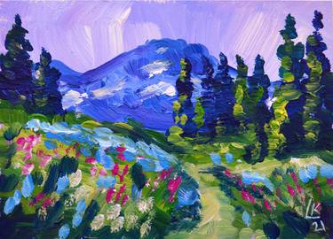 Original Impressionism Landscape Paintings by Lada Kholosho