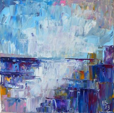 Original Impressionism Abstract Paintings by Lada Kholosho