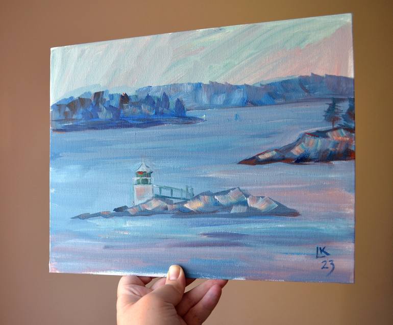 Original Seascape Painting by Lada Kholosho