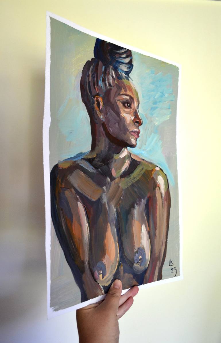 Original Women Painting by Lada Kholosho